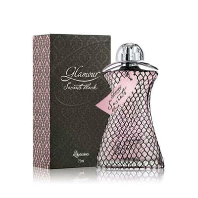 COLONIA GLAMOUR SECRETS BLACK 75ML - Imagem 2