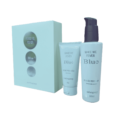 Kit Hid 100ML+Creme de Mâos 60G Make-me Fever Blue Mahogany - Imagem 2