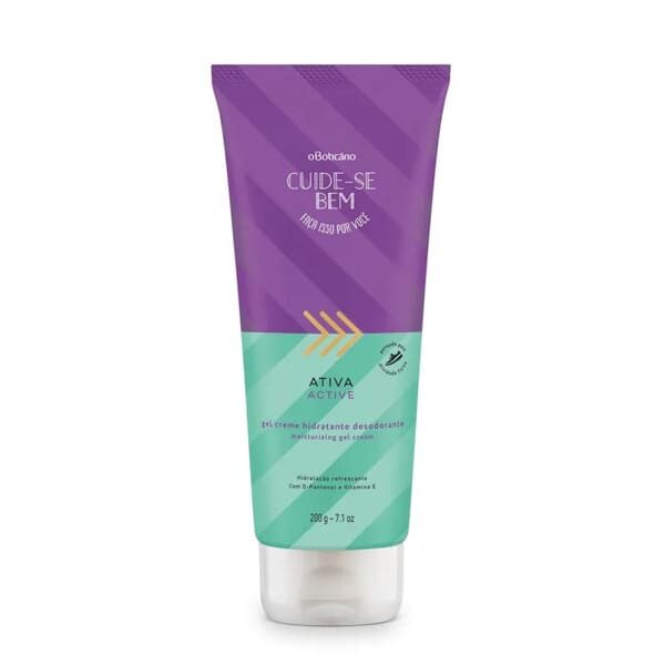 Gel Creme Des Hidratante Corporal Cuide-Se Bem Ativa 200g